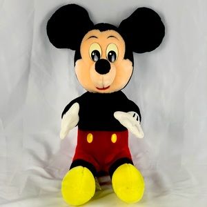 Vintage Disney Mickey Mouse Plushie - 20" ()